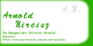 arnold mireisz business card